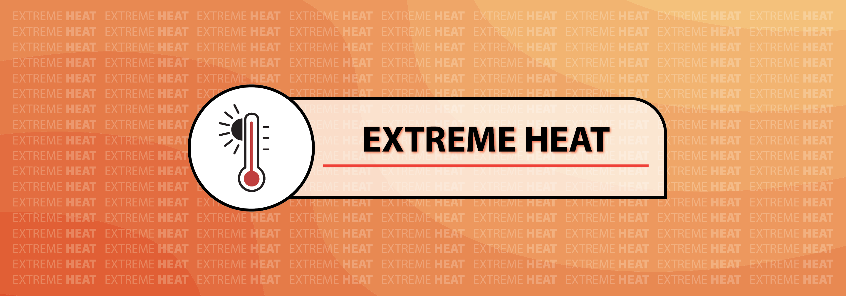 A banner image with the text Extreme Heat