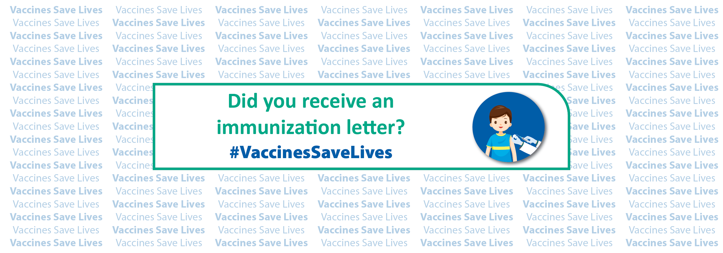 Did you receive an immunization letter?